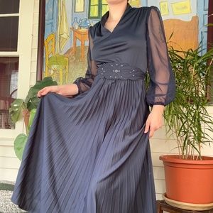70s Chiffon Dress